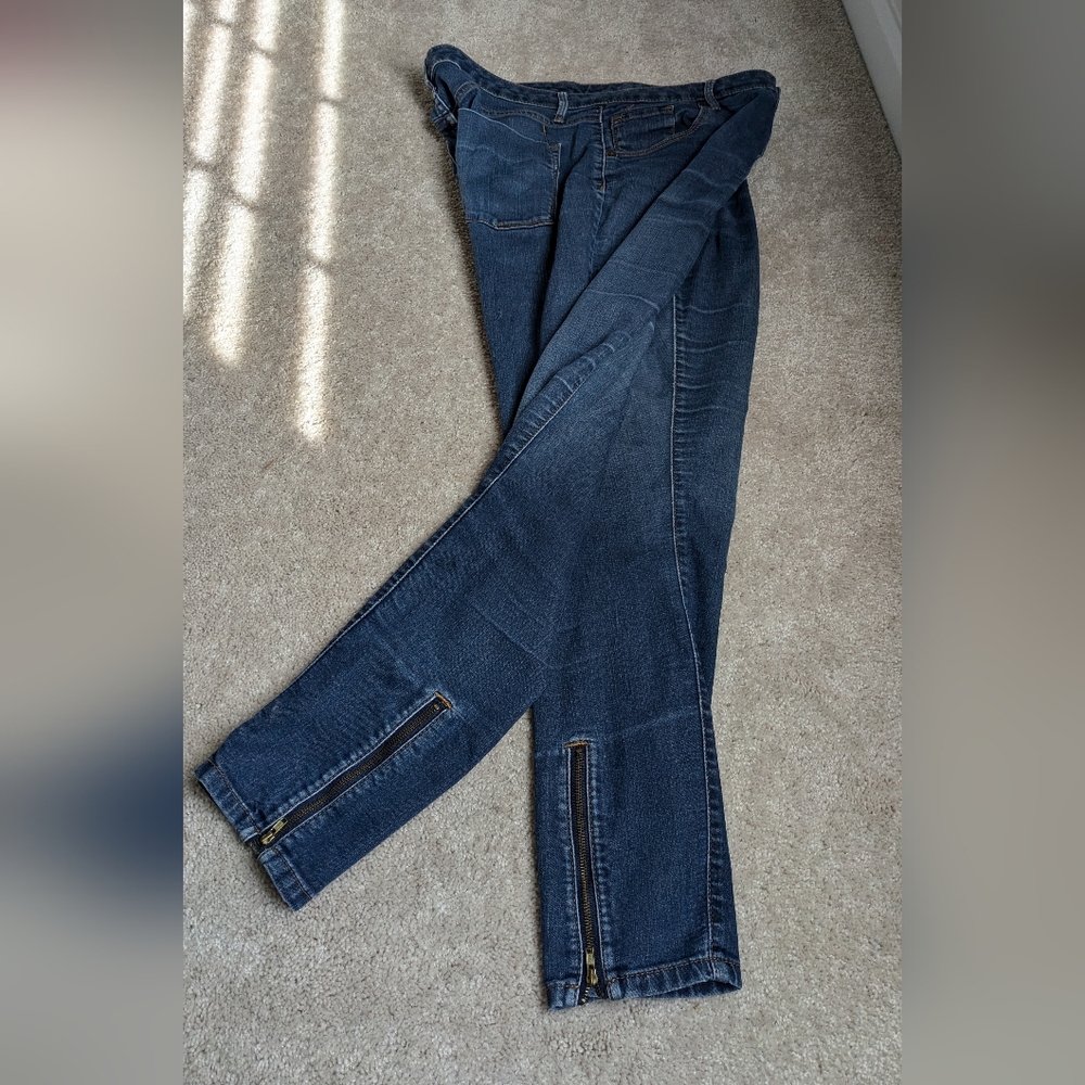 Mossimo Women's High Waist Ankle Skinny Size 14
